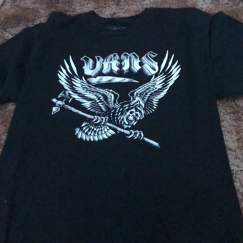 black vans shirt